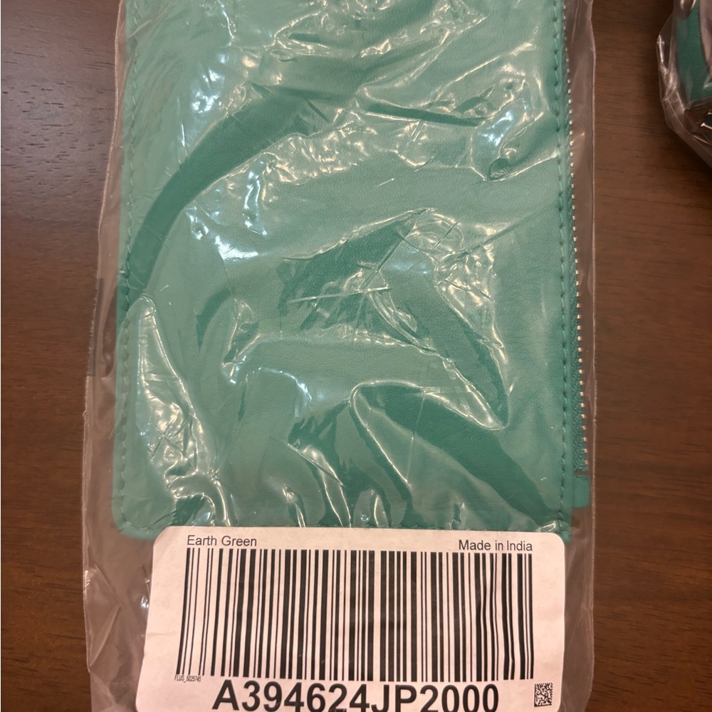 Aimee Kestenberg Out of Office Leather Phone Crossbody - Teal (NWT) - Picture 2 of 5